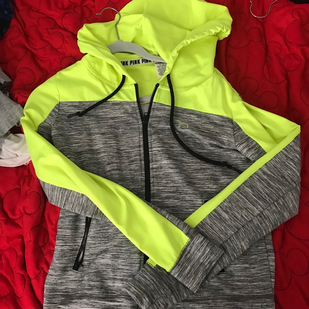 PINK neon jacket!!